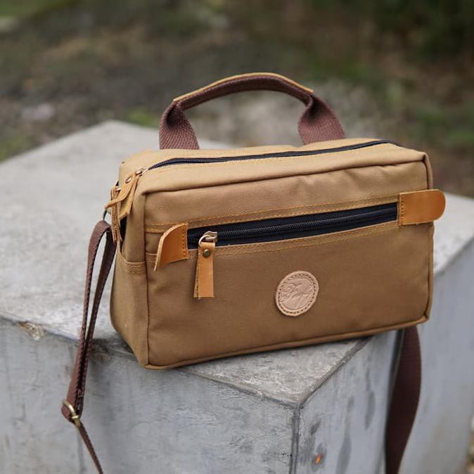 Tas Vapor Vape Kit Organizer Kosmetik Handbag - Firefly Finlay Khaki TERBAIK