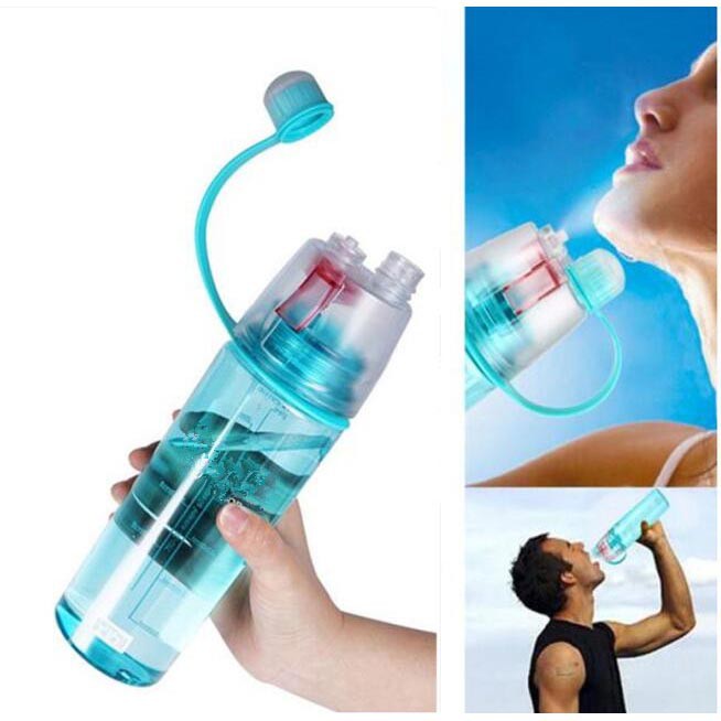 B61 Botol Minum Sport  New B Spray Water Bottle 600ML / Botol Minum Now E Button With Spray B61