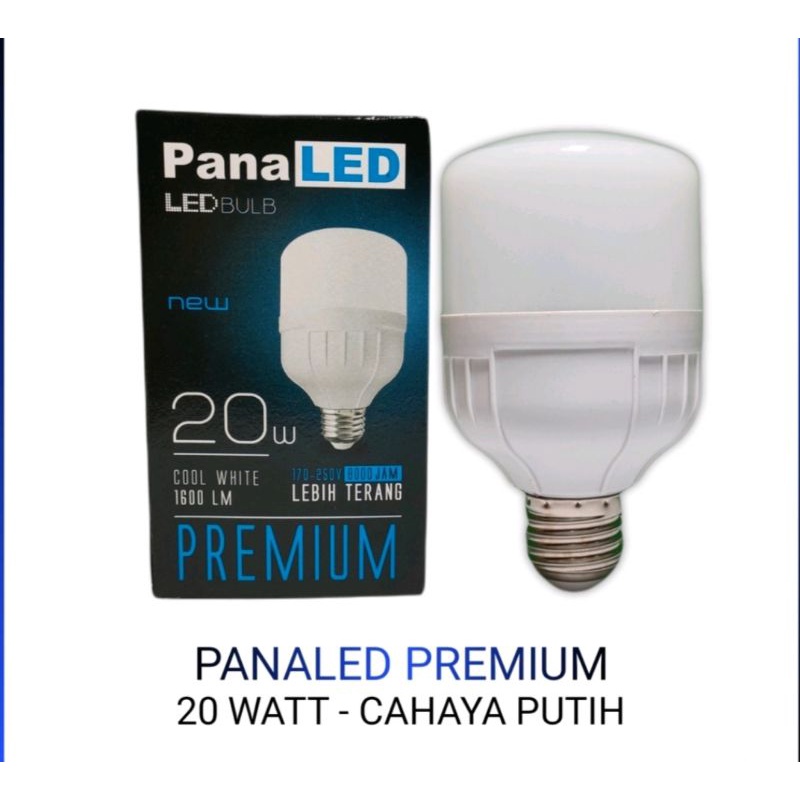 Lampu LED Capsul 20 Watt New PanaLED Premium By Produk LUBY Cahaya Putih