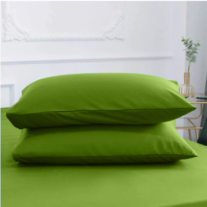 Sprei Hijau Daun emboss katun jepang disperse seprai nikah dingin lembut microfiber home decoration