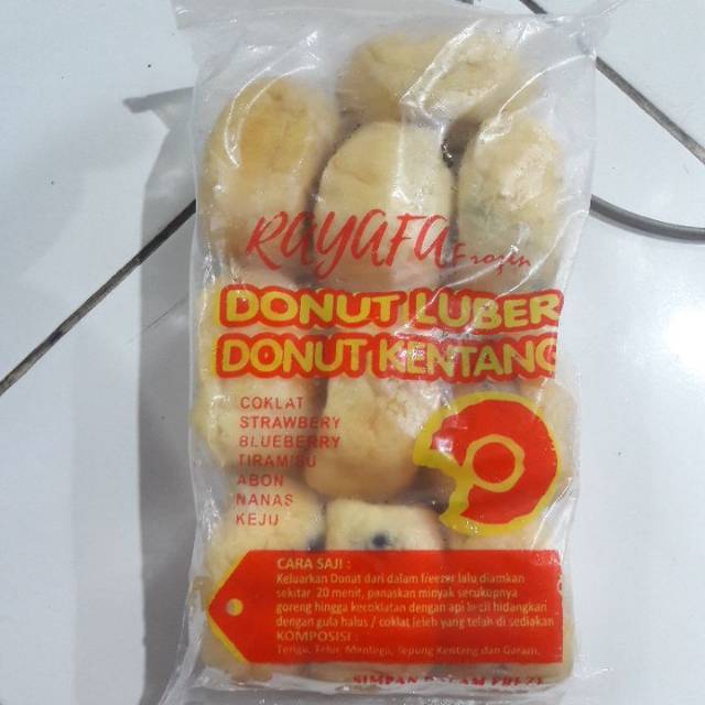

Donut luber donut kentang rayafa isi 10 only semarang via gosend