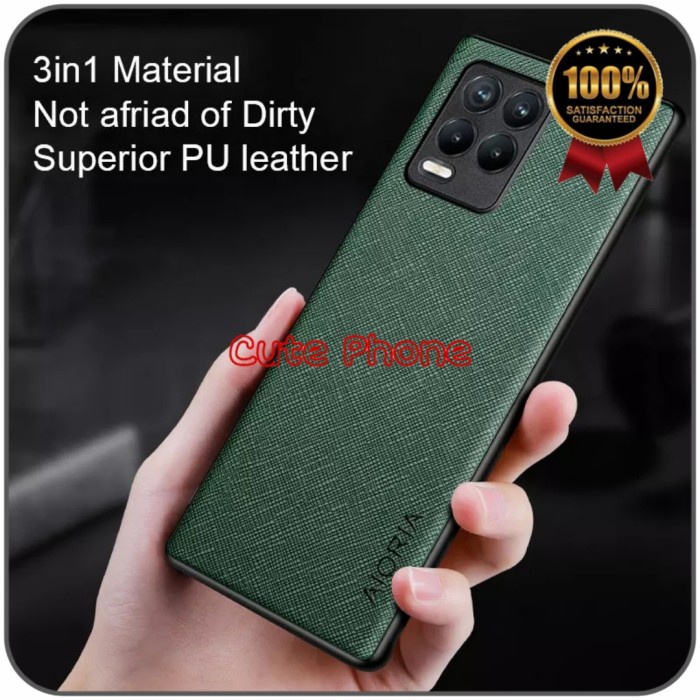 Casing Soft Case OPPO A54 A 54 PU Leather Aioria Softcase
