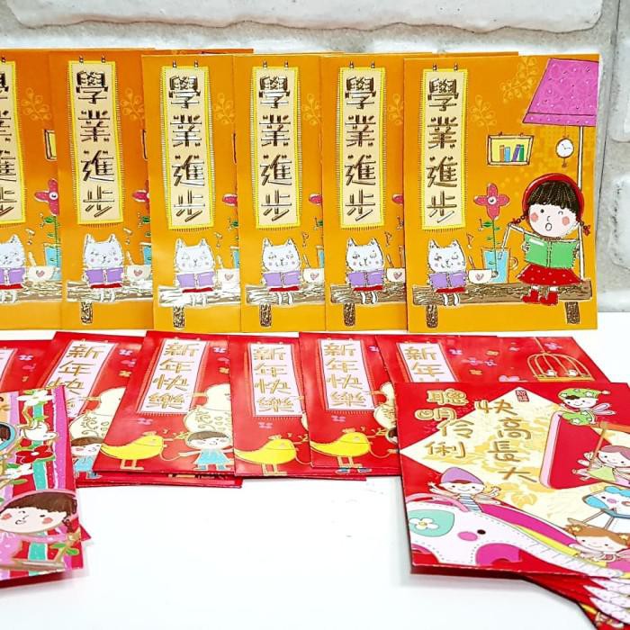 

85 93 Angpao Imlek Kartun Jepang Murah Ampao Netral Imlek Grosir Murah