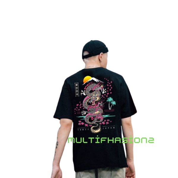 Baju Kaos Pria / Atasan Pria / Samurai Jepang Pria / Baju Kaos Distro Samurai / Baju Kaos Pria Motif