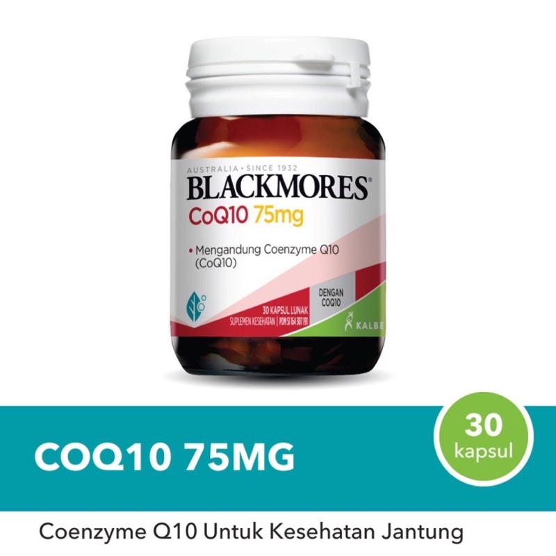 Blackmores COQ10 75mg 30 kapsule original KALBE