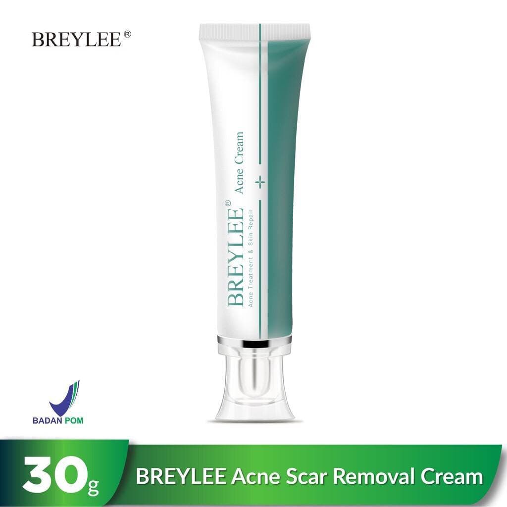 [BPOM] BREYLEE Krim Penghilang Noda Bekas Jerawat, Luka &amp; Stretch Mark (30g)