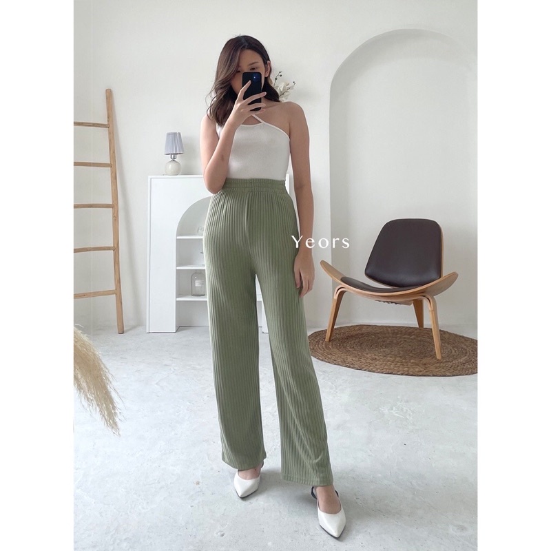 MIYU KULOT RAJUT | CELANA RAJUT | KNIT PANTS