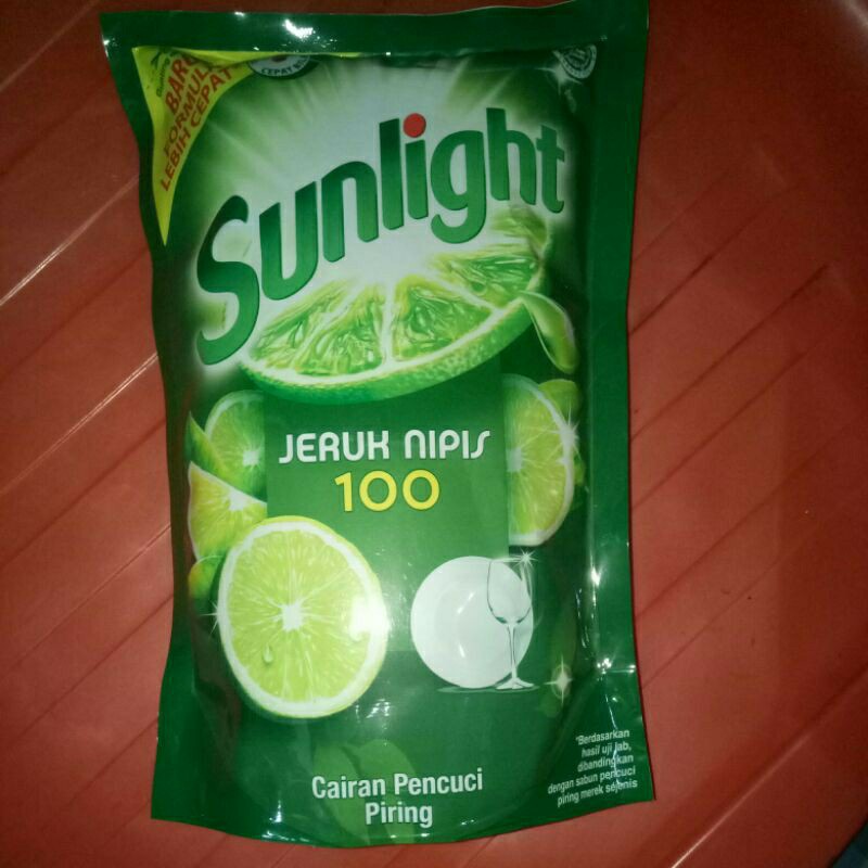 Sunlight Jeruk Nipis 755 Ml Refil Untuk Mencuci Piring
