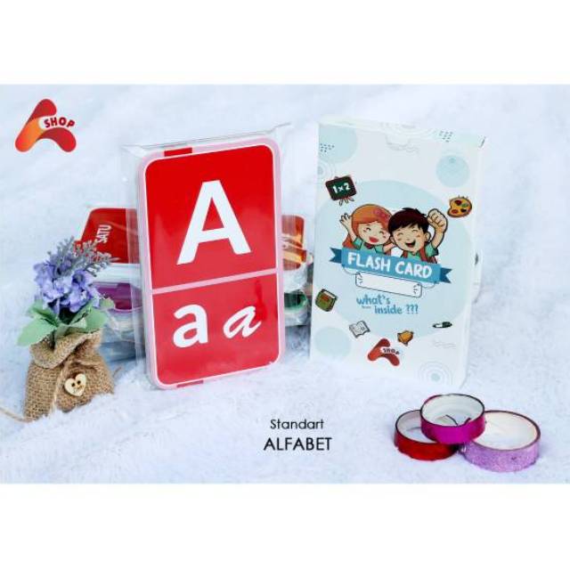 [MURAH & BESAR MAINAN ANAK FLASHCARD] Flash card alphabet