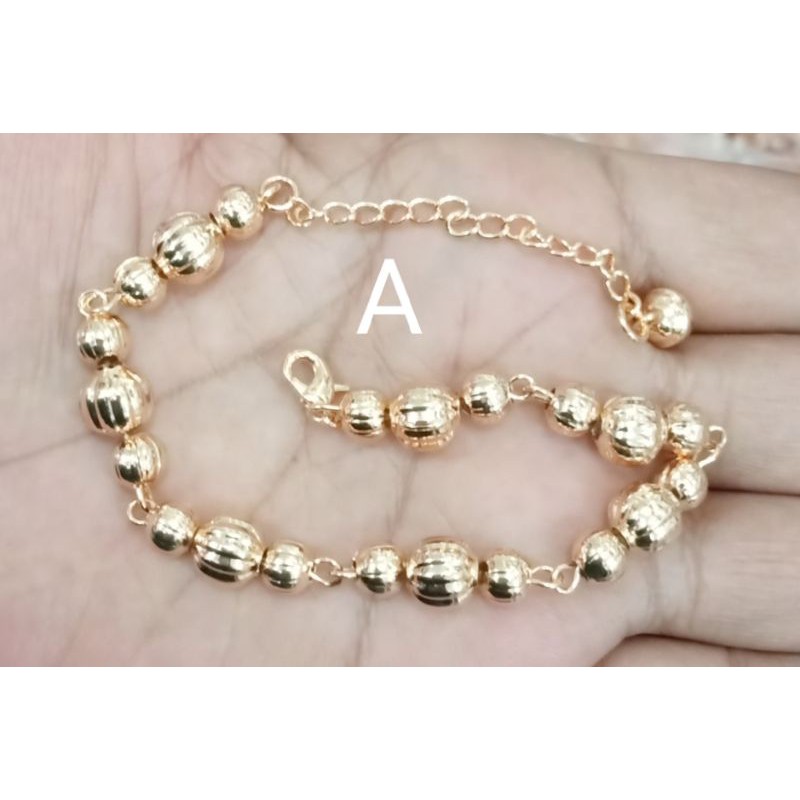 B22. Gelang xuping wanita lapis emas/gelang tangan