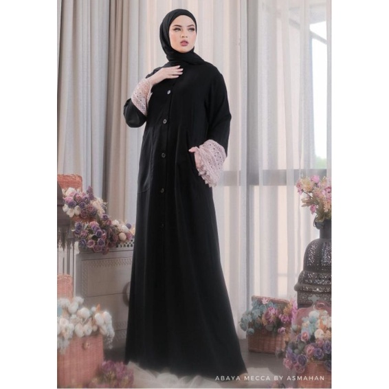 Gamis Dress Abaya Meca By Asmahan Original Daster Arab Pakaian Wanita Muslim Termurah Berkualitas