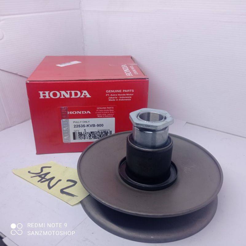 Pulley Puli Belakang Set Vario 110 Karbu Vario Techno 110 Original kode KVB