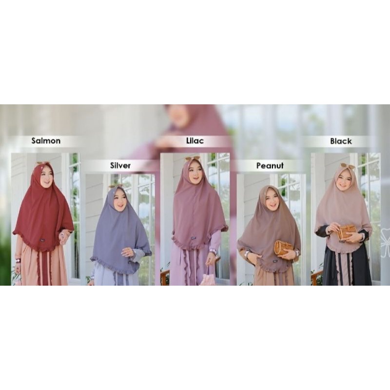 GAMIS set ALEENA dari @zahrana_Indah XXL-XXXL