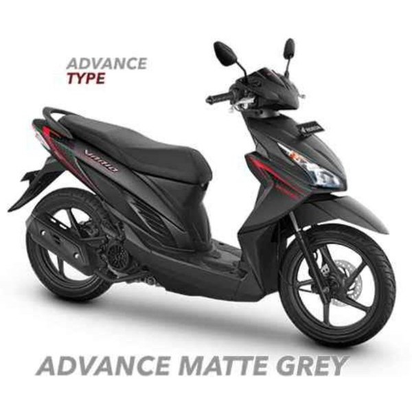 cover front top panel tameng vario 110 fi led K46 matre grey abu coklat doff