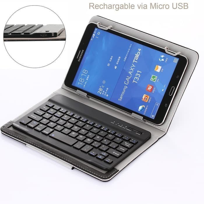 SK-02 7 INCH sampai 8.5 Inch Universal Sarung Bisa Kombinasikan Dengan Keyboard Wireless Bluetooth Tablet Leather Case Tablet Folio Ada Pilihan Keyboard Touchpad