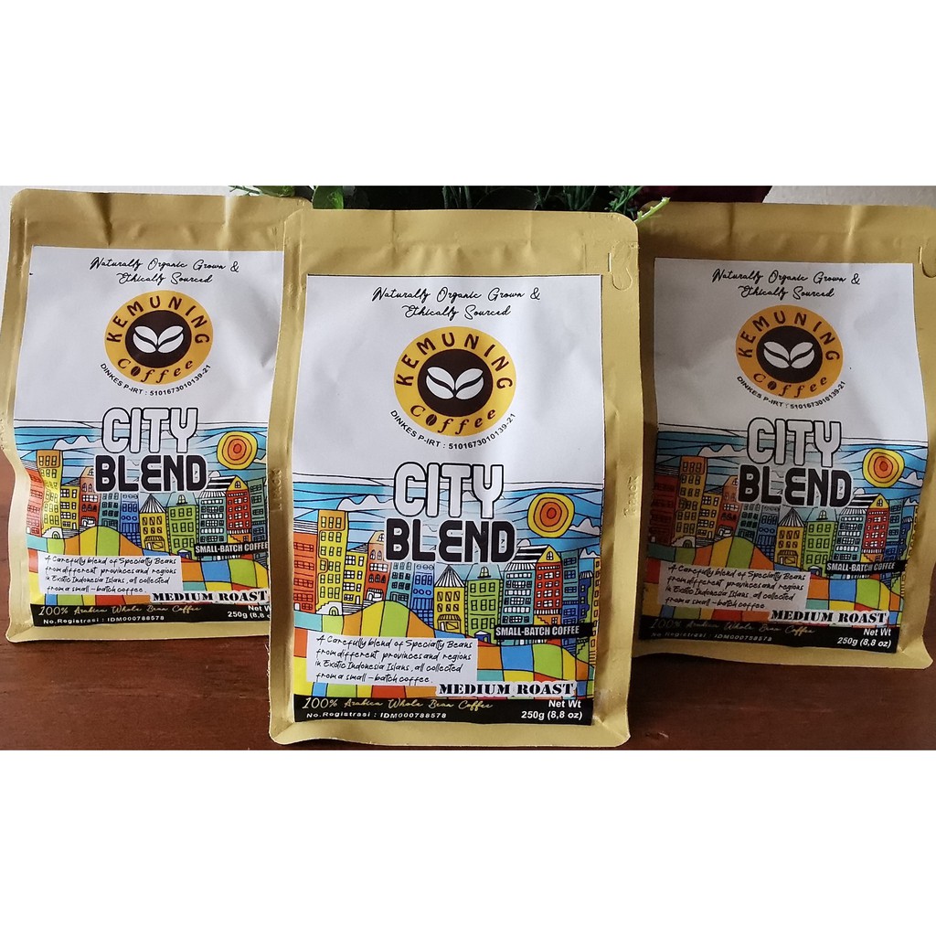 

KEMUNING CITYBLEND 250g ARABICA WHOLE BEAN COFFEE (BIJI KOPI ARABIKA)