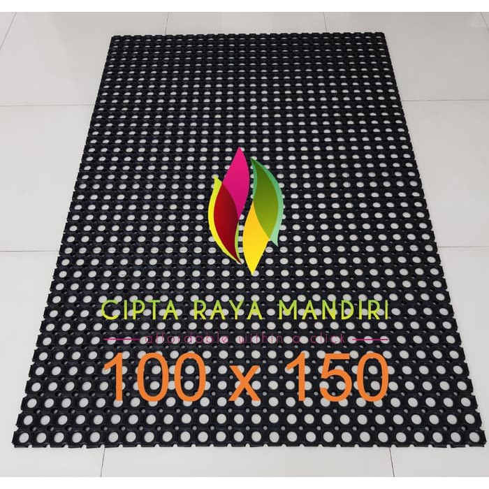 Keset Karpet Karet Anti Slip Kamar Mandi 100 x 150