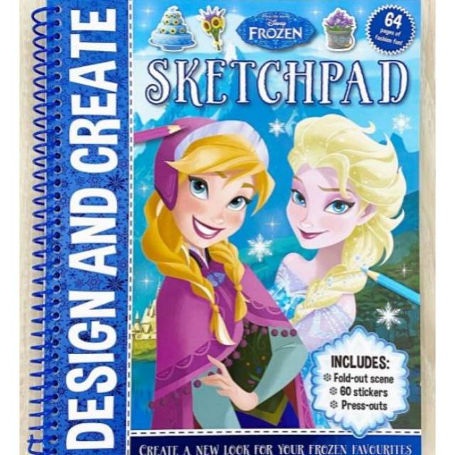 

DESIGN AND CREATE DISNEY FROZEN SKETCHPAD