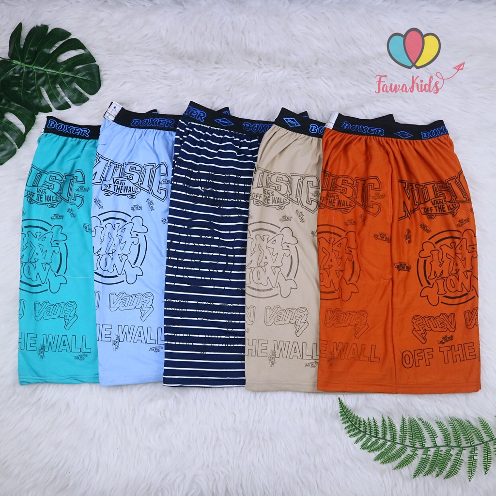 Celana Boxer Uk Dewasa / Pants Santai Kolor Motif Pendek Model Street Adem Pria Harian Outfit Laki