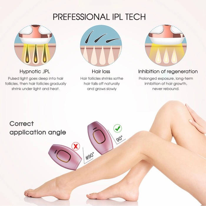 CuOng IPL Laser Penghilang Bulu Permanen IPL Hair Removal Laser