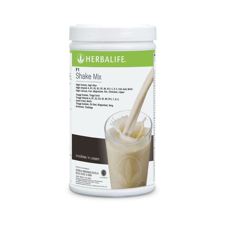 Sidoarjo AnisaStore Susu Diet Herbalife Shake Mix Cookies & Cream Original