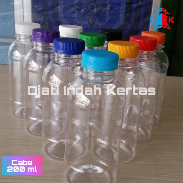 READY STOCK !!! Botol Plastik 200 ml - Botol Cabe 200 ml / 20 Botol