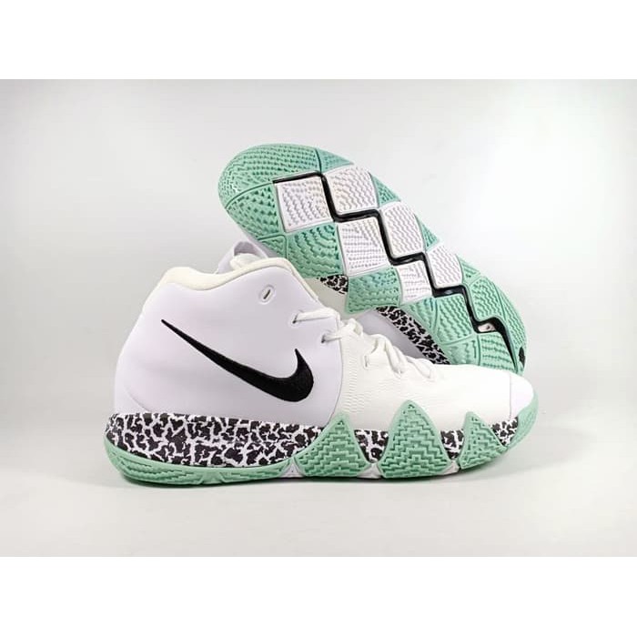 Sepatu Basket Nike Kyrie 4 White Black Green