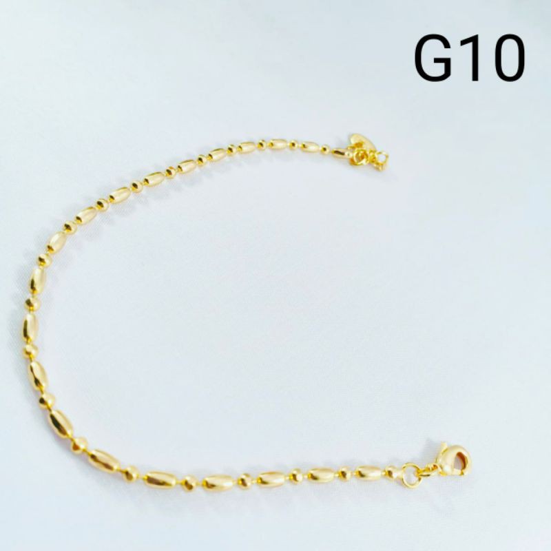 Gelang dewasa xuping berlapis emas 22-24k Kode G10