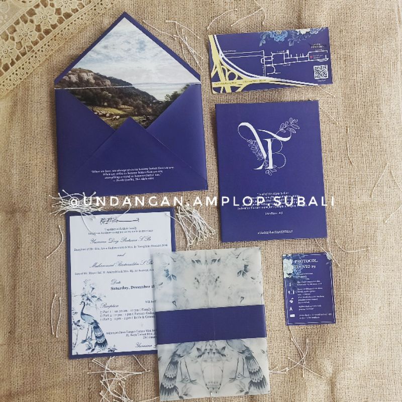 

amplop + kalkir tanpa undangan custom