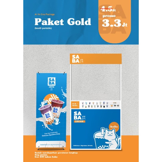 

Saba Drink Paket Gold