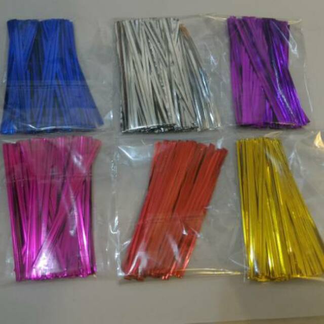 

Kawat utk ikat plastik souvenir - warna random