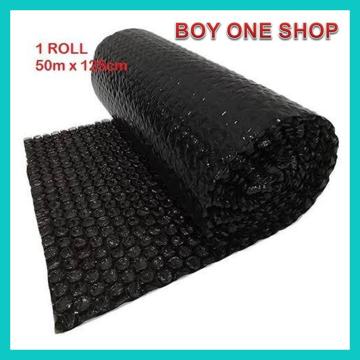 

KHUSUS JAKARTA & TANGERANG - BUBBLE WRAP HITAM - 50 M X 125 CM - COCOK UNTUK RESELLER & ONLINE SHOP BEST PRODUK