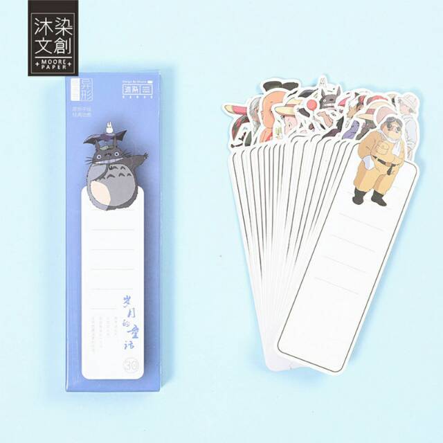 

Fans of Ghibli Paper Bookmark Set