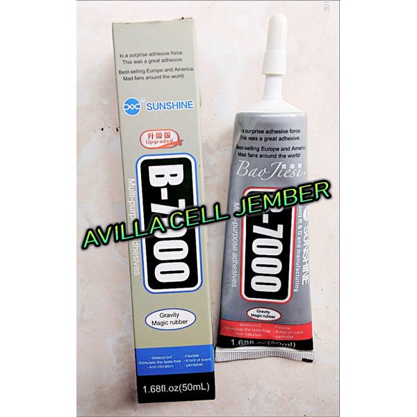 

LEM TOUCHSCREEN LAYAR SENTUH DAN LCD B7000 B-7000 WHITE 50ML-SIZE TANGGUNG Murah