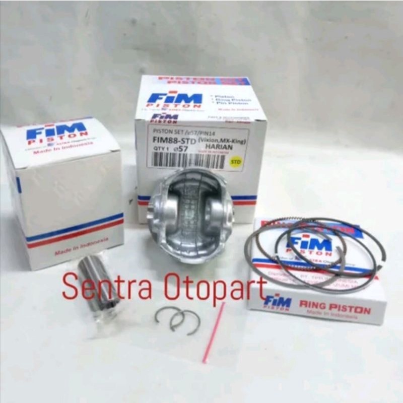 Piston seher kit vixion mx King r15 old oversize std 0 fim