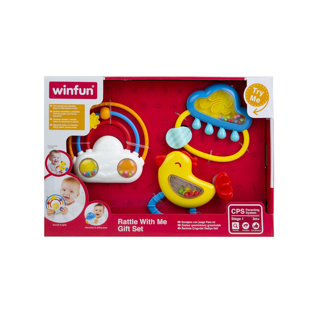 WINFUN Rattle With Me Gift Set - Mainan Musik