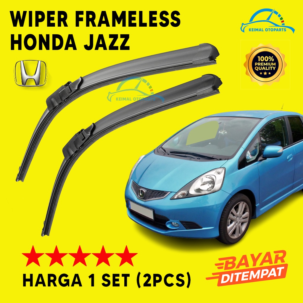 Jual [BISA COD] Wiper Jazz Lama Sapuan Kaca Mobil Model Frameless