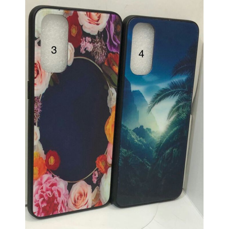 OPPO RENO 4 A92 A52 BACK CASE GLASS VIBES CASING SOFTCASE