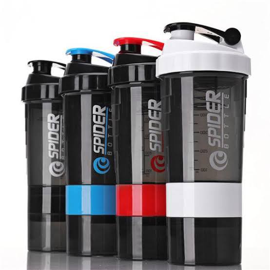 Botol Minum Shaker Sport Spider Cup 600ml