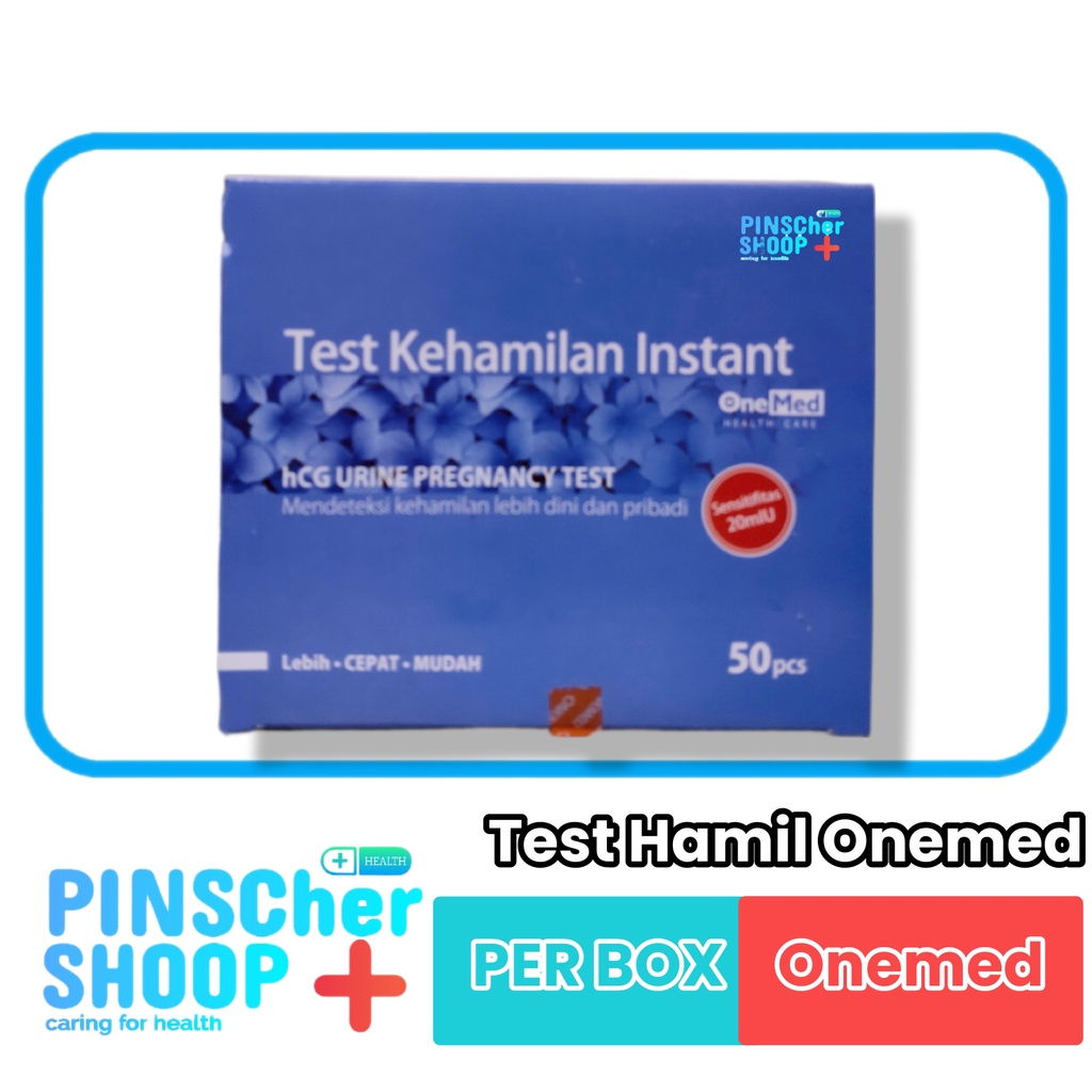 Test Kehamilan Onemed Pregnancy Tes Testpack Hamil / Box