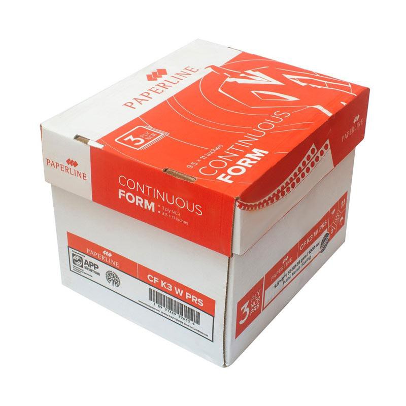 Paperline CF K3 WPRS Continuous Form [9.5 x 11 Inch / 3 ply Warna] WHITE RED YELLOW