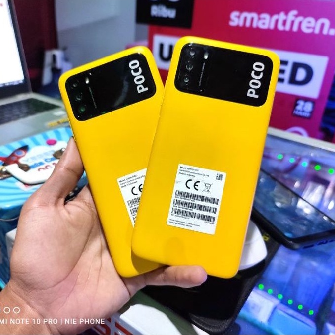 poco m3 6/128gb & 4/64 gb bekas second fullset