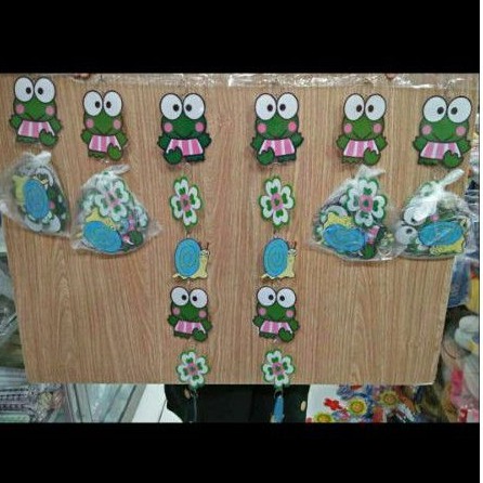 tirai plastik mika karakter keropi