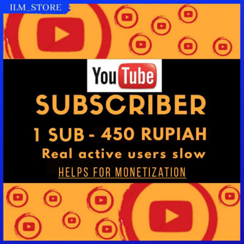 SUBSCRIBER YOUTUBE REAL / YOUTUBE SUBSCRIBER PERMANEN / TAMBAH SUBCRIBER YOUTUBE MURAH BERGARANSI
