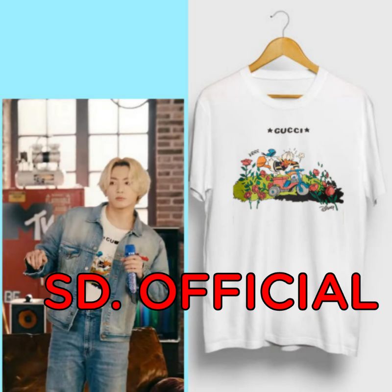 Kaos BTS Jungkook bebek Sablon DTF