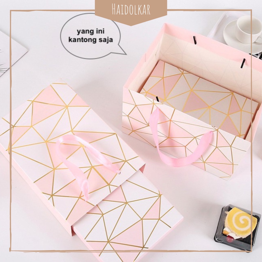 

Paper bag kado vintage paper bag kue tas bingkisan goodie bag kotak