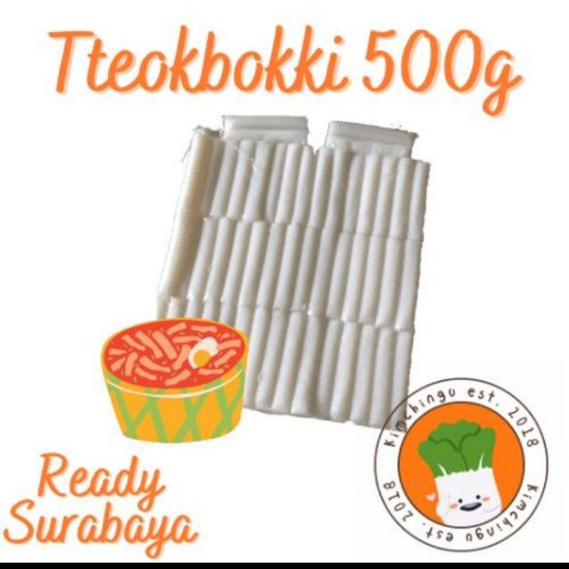 Tteokbokki Mentah 500 gram Topokki Tteokpokki Surabaya