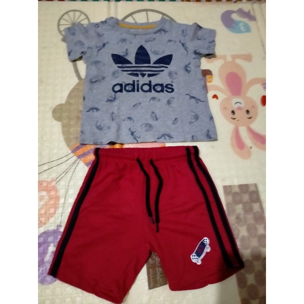 Preloved Set Adidas 2in1 Preloved Kaos Anak Adidas Original Preloved Celana Pendek Miki House Prelov
