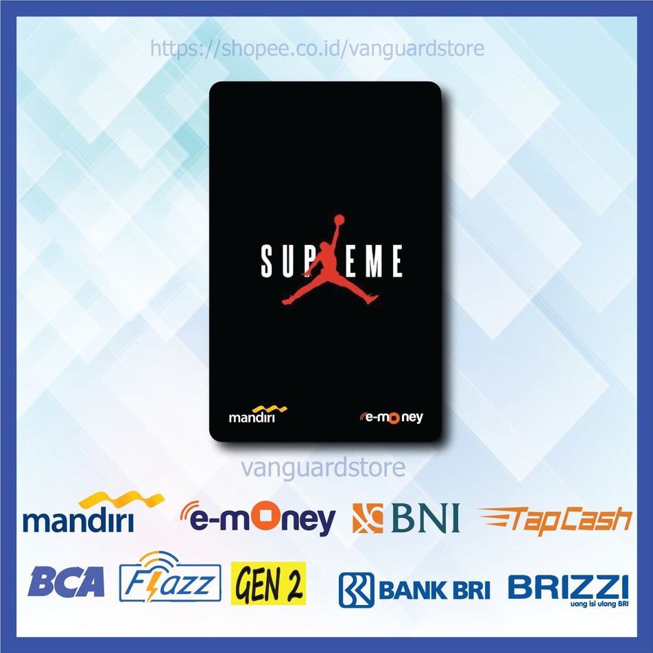 KARTU E MONEY E TOLL SUPERM BRAND KUMPULAN 26 EMONEY MANDIRI FLAZZ BCA BNI TAPCASH BRIZZI BRI-1 SISI