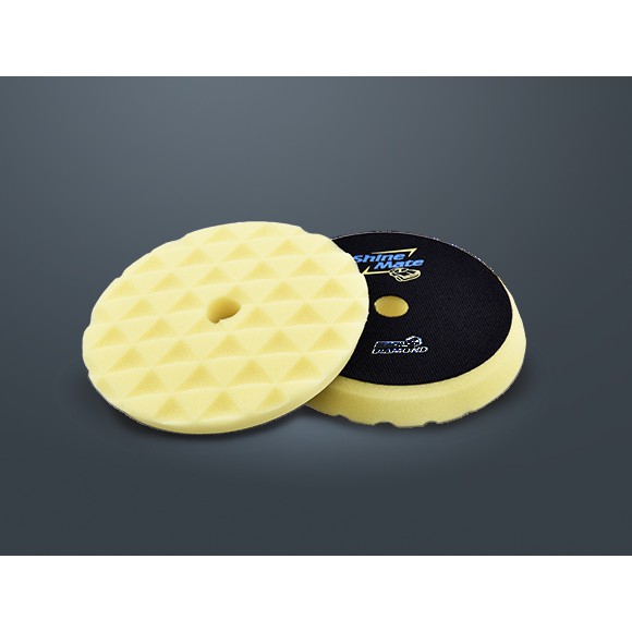 SHINE MATE Diamond Foam Pad 6in GREEN, YELLOW &amp; RED 1 set MURAH